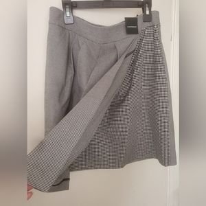 NWT Club Monaco Pleated Jupe Lined Knit Benellie Skirt.